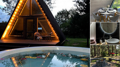 Треугольный дом A-frame «Vibe House»