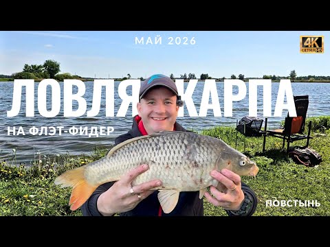 Рыбалка с братом: 50 кг карпа! Флэт-фидер на платнике Повстынь
