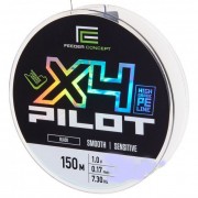 Плетенка Feeder Concept Pilot X4 Braid Black 150м, черная